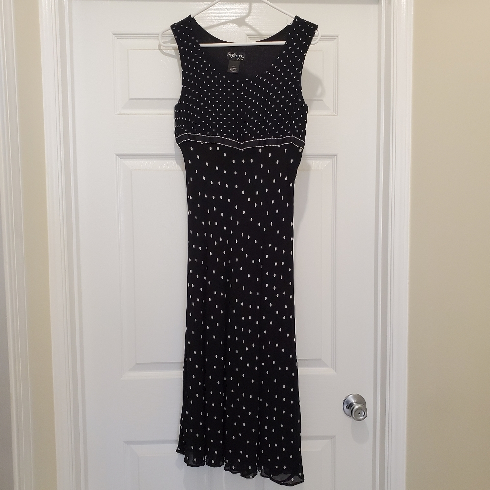 Polka Dot Flare Dress